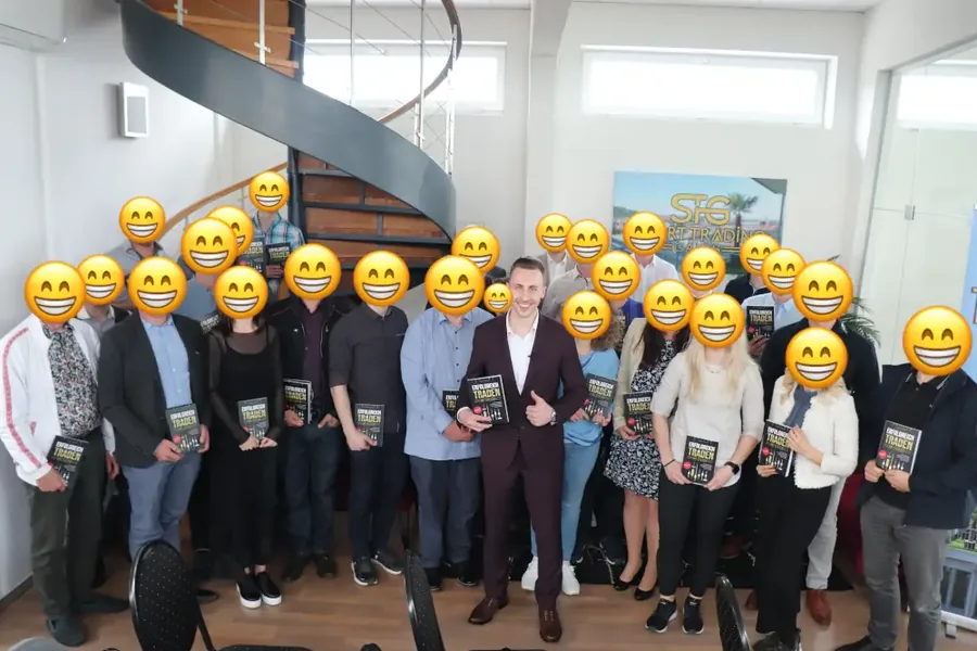 Auszeichnungen bei einem Live-Trading-Event